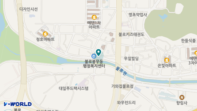 팔공 어르신 노치원 위치 지도
