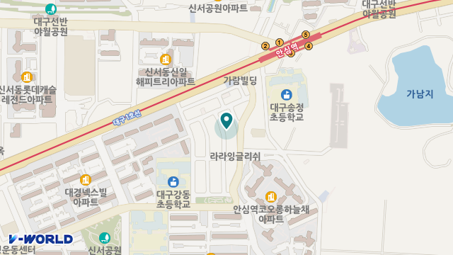 동구안심케어복지센터 위치 지도