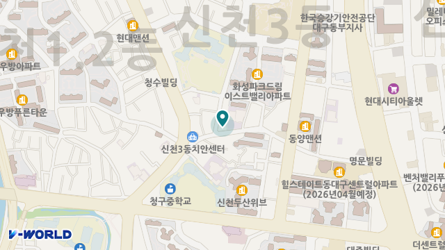 대구장애인문화협회 요양보호센터 위치 지도