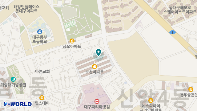 해오름노인복지센터 위치 지도