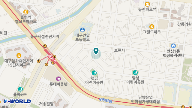 효원재가복지센터 위치 지도