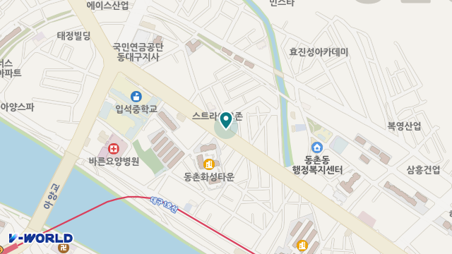 팔공어르신노치원 동촌센터 위치 지도