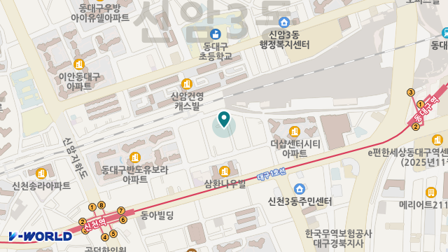 효청원노인요양센터 위치 지도