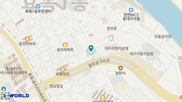 동부노인복지센터 위치 지도