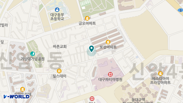 정다운실버센터 위치 지도