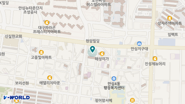 효사랑복지센터 위치 지도