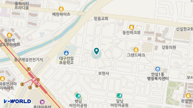 한사랑실버타운 위치 지도