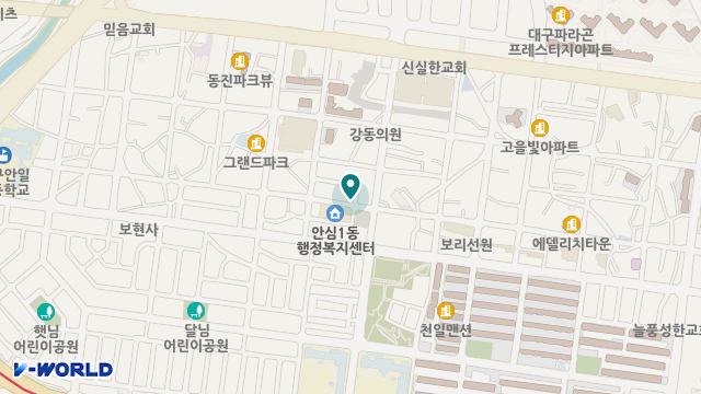 푸른노인복지센터 위치 지도