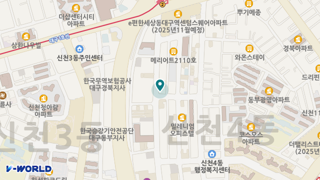(주)진명해피케어 신세계지점 위치 지도