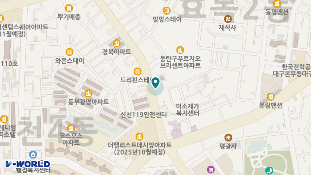 섬기는주간보호센터 위치 지도