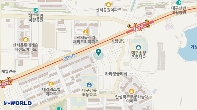 안심실버케어 위치 지도