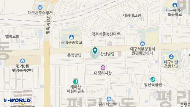 경북재가복지센터 위치 지도