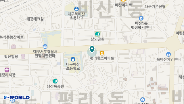 서대구재가노인복지센터 위치 지도