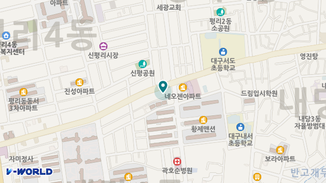 서구노인주간보호센터 위치 지도