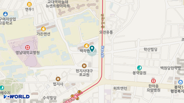 시니어 재가 노인복지센터 위치 지도