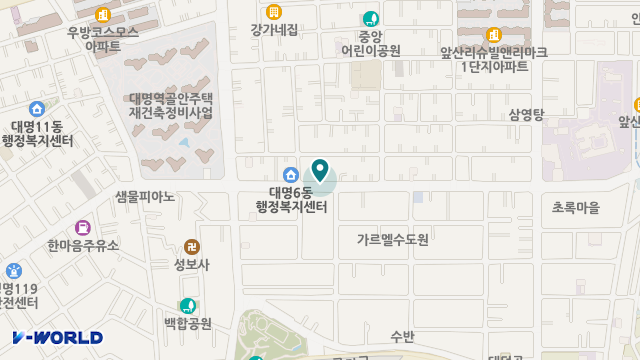 금강재가노인복지센터 위치 지도