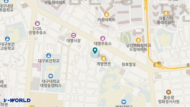 남산의료기 위치 지도