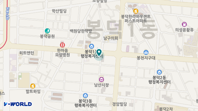 굿영산재가노인복지센터 위치 지도