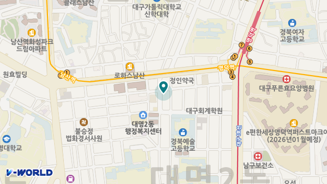 대경요양센터 위치 지도