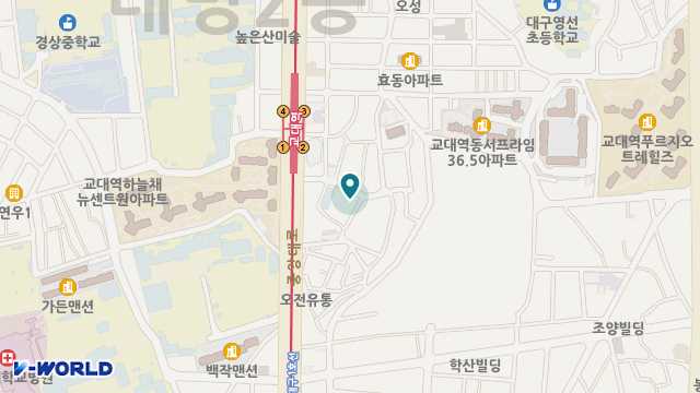 남구재가복지센터 위치 지도