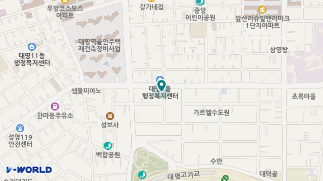 (주)진명해피케어 남구지점 위치 지도