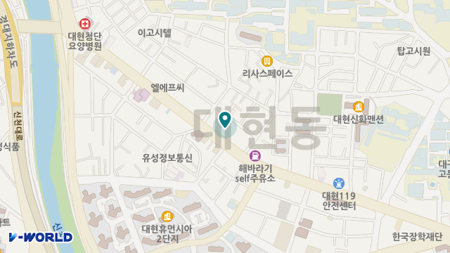 강산재가복지센터 위치 지도