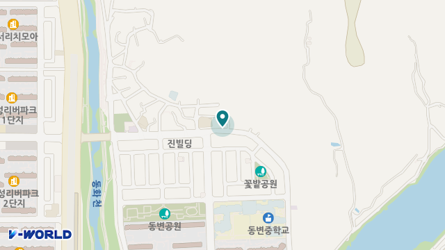 동변노인재가센터 위치 지도
