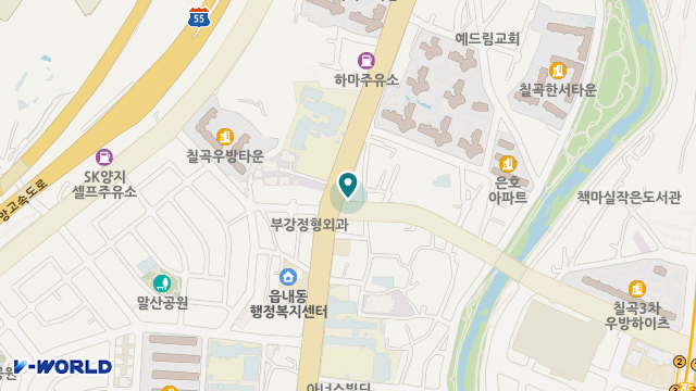 효단재가복지센터 위치 지도