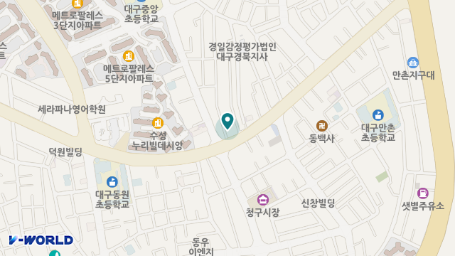 대구어르신복지센터 위치 지도