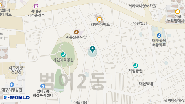 범어노인복지센타 위치 지도