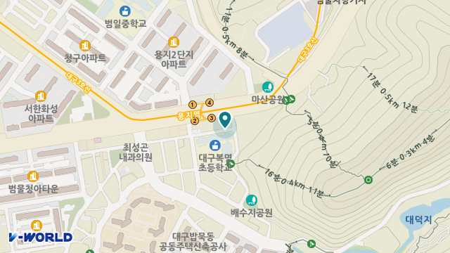 비바재가노인복지센터 위치 지도