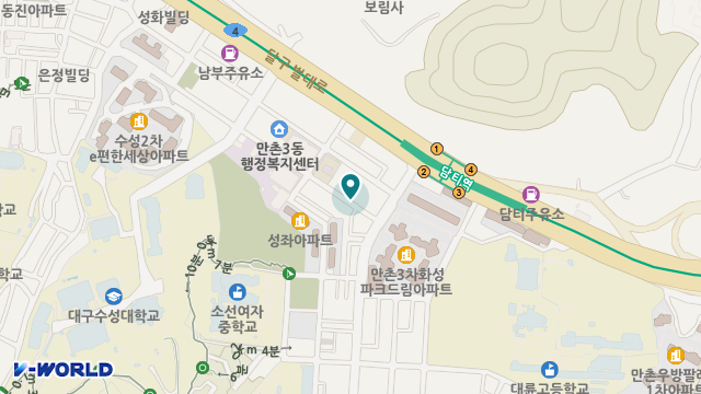 (A)다래복지센터 위치 지도