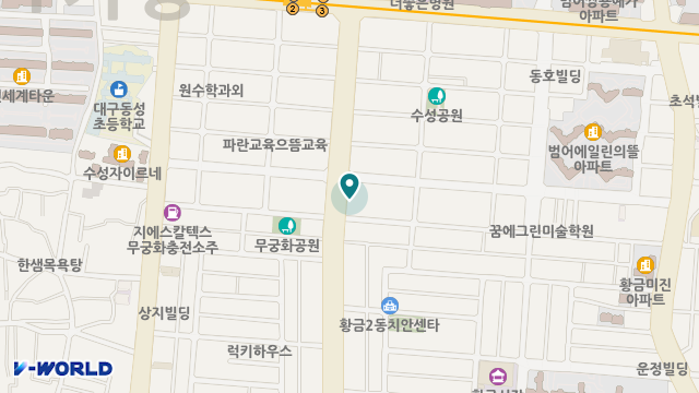 (A)비지팅엔젤스 대구수성지점 위치 지도