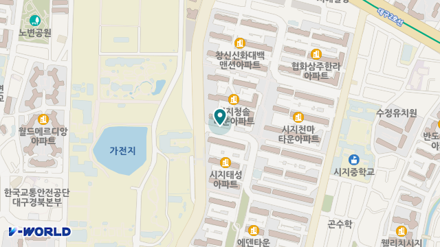 (주)진명해피케어 시지지점 위치 지도