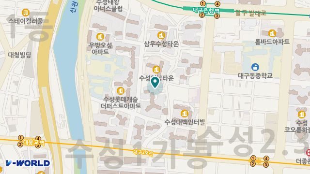 대구간호재가노인복지센터 위치 지도