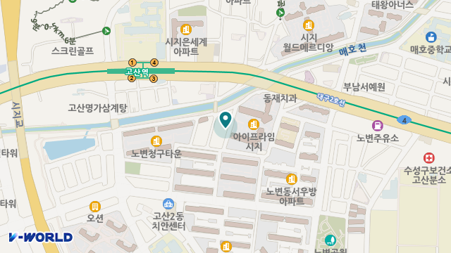 민들레주간보호센터 위치 지도