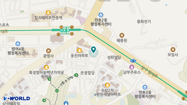 수성재가노인복지센터 위치 지도