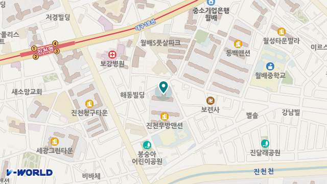 한사랑복지센터 위치 지도