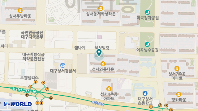 효성노인복지센터 위치 지도