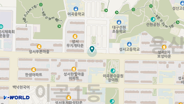(주)진명해피케어달서지점 위치 지도
