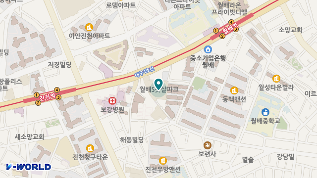 안심재가노인요양복지센터 위치 지도