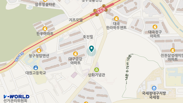 심청이노인복지센터 위치 지도