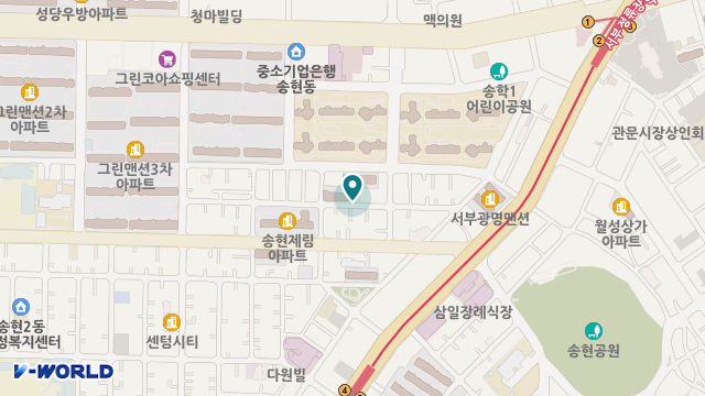 경빈재가노인복지센터 위치 지도