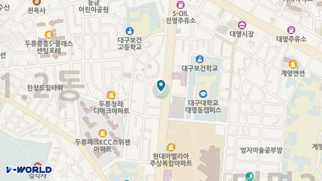 달서재가복지센터 위치 지도