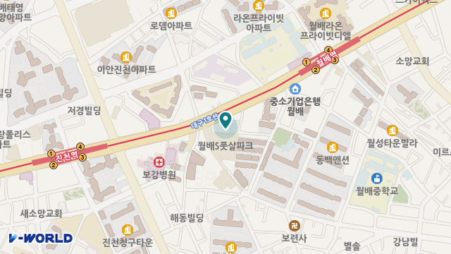 달구벌재가장기요양기관 위치 지도