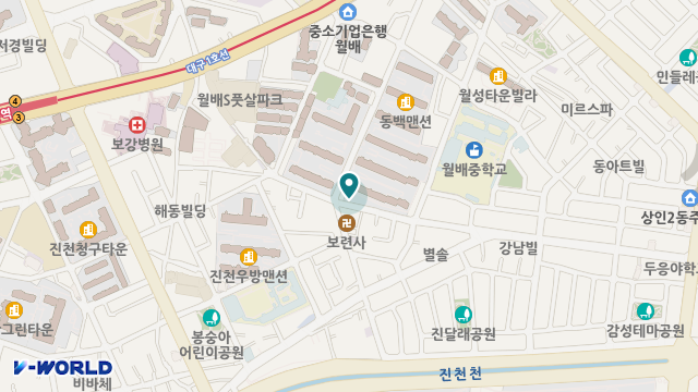 나비재가노인요양센터 위치 지도