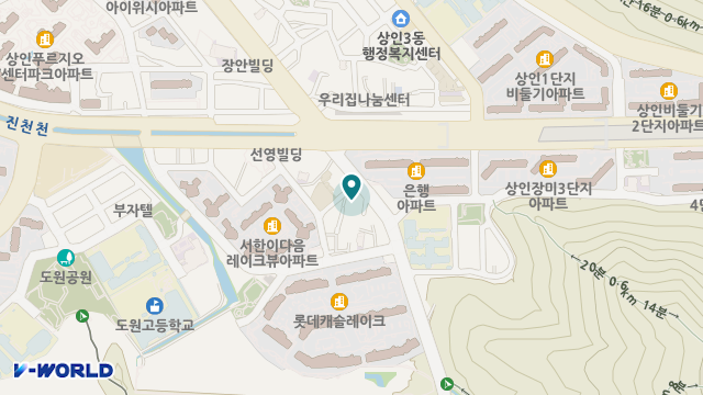 가온노인복지센터 위치 지도