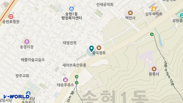 대운재가복지센터 위치 지도