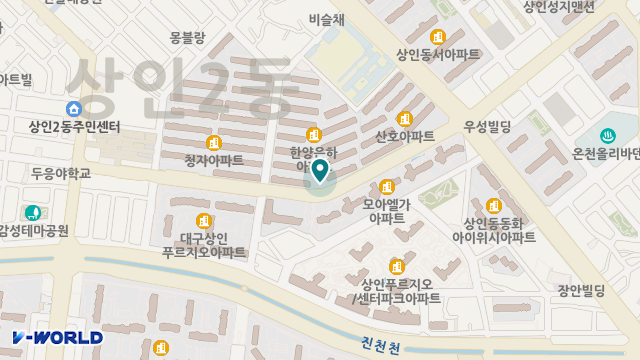 (주)진명해피케어 상인지점 위치 지도