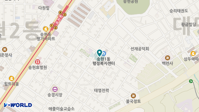 한빛재가노인복지센터 위치 지도
